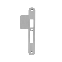 Sluitplaat AXA 7426 t.b.v. insteekslot 7421 of 7426 - PC 55 - DR. 2+4 - Afgerond (verlengde lip) - RVS