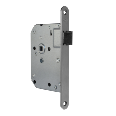 AXA 7155 loop&shy;slot - DR. 2+4 - doorn&shy;maat 50 - voor&shy;plaat af&shy;ge&shy;rond RVS