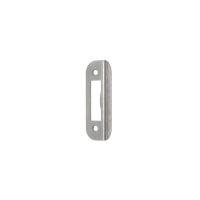 Hoeksluitplaat AXA 7155 t.b.v. loopslot - Afgerond - RVS