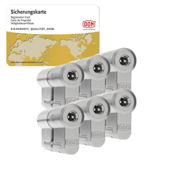 DOM Diamant cilinder met kerntrekbeveiliging (6x) - SKG***