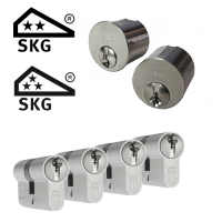 Ombouwset + 4 x DOM Plura cilinder - SKG** (mogelijk in combinatie met SKG***)