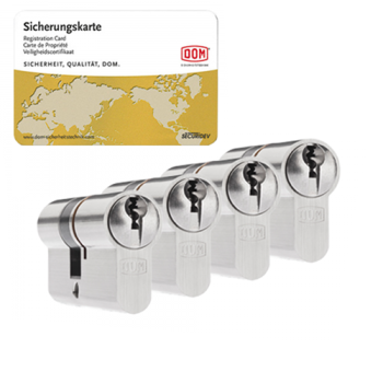DOM Sigma Plus cilinder met kerntrekbeveiliging (4x) - SKG***