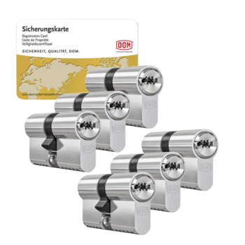 DOM ixTeco cilinder met kerntrekbeveiliging (6x) - SKG*** DOM ixTeco cilinder met kerntrekbeveiliging (6x) - SKG***