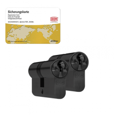 DOM Sig&shy;ma Plus ci&shy;lin&shy;der zwart (2x) - SKG**