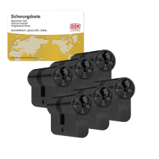 DOM Sig&shy;ma Plus ci&shy;lin&shy;der zwart (6x) - SKG**
