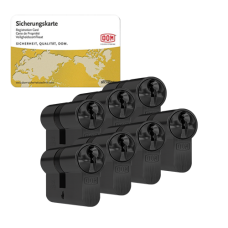 DOM Sig&shy;ma Plus ci&shy;lin&shy;der zwart (7x) - SKG**