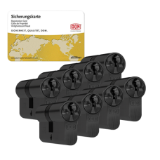 DOM Sig&shy;ma Plus ci&shy;lin&shy;der zwart (8x) - SKG**