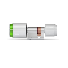 DOM Tap&shy;key Pro knop&shy;ci&shy;lin&shy;der t.b.v. glas&shy;deur - een&shy;zij&shy;di&shy;ge toe&shy;gangs&shy;con&shy;tro&shy;le met NFC/BLE - wit - SKG***
