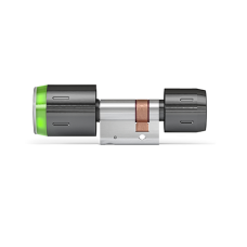 DOM Tap&shy;key Pro knop&shy;ci&shy;lin&shy;der t.b.v. glas&shy;deur - een&shy;zij&shy;di&shy;ge toe&shy;gangs&shy;con&shy;tro&shy;le met NFC/BLE - zwart - SKG***