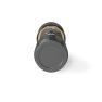 DOM Tapkey Pro knopcilinder t.b.v. glasdeur - eenzijdige toegangscontrole met NFC/BLE - zwart - SKG***