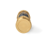 DOM Tapkey Pro knopcilinder t.b.v. glasdeur - eenzijdige toegangscontrole met NFC/BLE - messing - SKG***