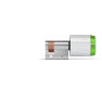 DOM Tapkey Pro halve cilinder met NFC/BLE - wit - SKG***