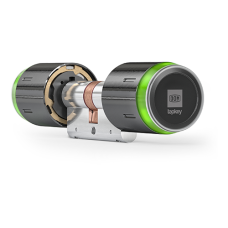 DOM Tap&shy;key Pro knop&shy;ci&shy;lin&shy;der twee&shy;zij&shy;di&shy;ge toe&shy;gangs&shy;con&shy;tro&shy;le met NFC/BLE - zwart - SKG***