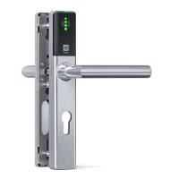 DOM Tapkey Guard Slimline deurbeslag PC55 met NFC/BLE - zwart 