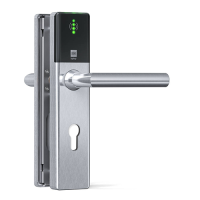 DOM Tapkey Guard Wideline deurbeslag PC55 met NFC/BLE - zwart