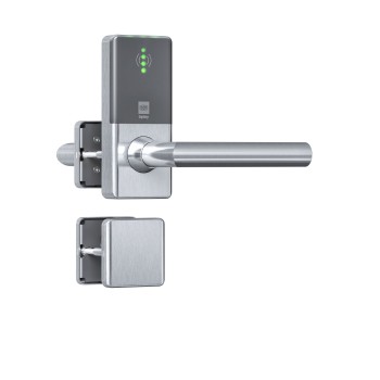 DOM Tapkey Guard Compact Wideline blind deurbeslag met NFC/BLE - grijs