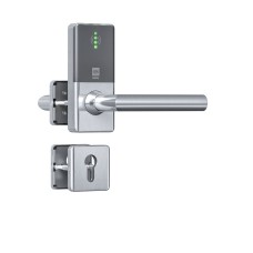 DOM Tap&shy;key Gu&shy;ard Com&shy;pact Wi&shy;de&shy;li&shy;ne pro&shy;fiel&shy;ci&shy;lin&shy;der deur&shy;be&shy;slag met NFC/BLE - grijs
