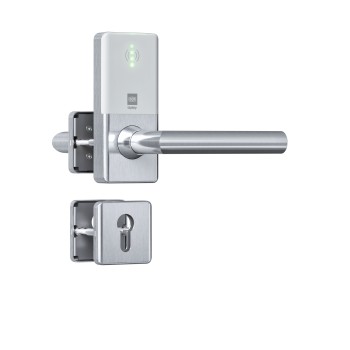 DOM Tapkey Guard Compact Wideline profielcilinder deurbeslag met NFC/BLE - wit