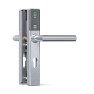 DOM Tapkey Guard Slimline deurbeslag PC55 met NFC/BLE - grijs - tweezijdige toegangscontrole