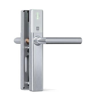 DOM Tapkey Guard Slimline blind deurbeslag met NFC/BLE - wit - tweezijdige toegangscontrole