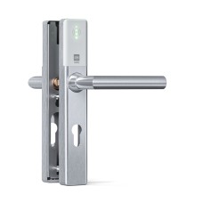 DOM Tap&shy;key Gu&shy;ard Slim&shy;li&shy;ne deur&shy;be&shy;slag PC55 met NFC/BLE - wit - twee&shy;zij&shy;di&shy;ge toe&shy;gangs&shy;con&shy;tro&shy;le