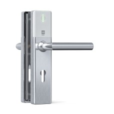 DOM Tap&shy;key Gu&shy;ard Wi&shy;de&shy;li&shy;ne deur&shy;be&shy;slag PC55 met NFC/BLE - wit - twee&shy;zij&shy;di&shy;ge toe&shy;gangs&shy;con&shy;tro&shy;le