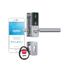 DOM Tapkey Guard Compact Slimline profielcilinder deurbeslag met NFC/BLE - zwart