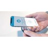 DOM Tapkey Guard Compact Wideline profielcilinder deurbeslag met NFC/BLE - zwart