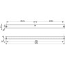 ASSA ABLOY hoekmontageplaat A104 t.b.v. glijarm G193/195 