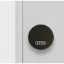 EVVA Airkey hevelcilinder t.b.v kasten/vitrines - perforatie 19 mm - cilinderlengte 23 mm - nikkel