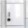 EVVA Airkey hevelcilinder t.b.v kasten/vitrines - perforatie 19 mm - cilinderlengte 23 mm - nikkel
