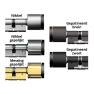 EVVA Airkey halve cilinder met NFC - nikkel - SKG ***