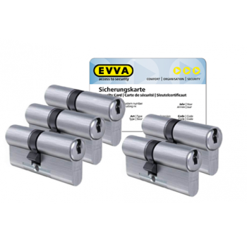 EVVA ICS cilinder met kerntrekbeveiliging (5x) - SKG*** EVVA ICS cilinder met kerntrekbeveiliging (5x) - SKG***