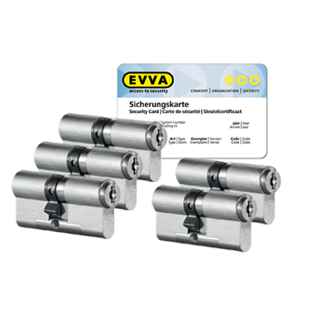 EVVA MCS cilinder met kerntrekbeveiliging (5x) - SKG***