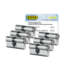 EVVA MCS ci&shy;lin&shy;der met kern&shy;trek&shy;be&shy;vei&shy;li&shy;ging (6x) - SKG***