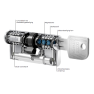 EVVA MCS knopcilinder met kerntrekbeveiliging - SKG*** EVVA MCS knopcilinder met kerntrekbeveiliging - SKG***