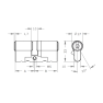 EVVA MCS cilinder met kerntrekbeveiliging (1x) - SKG***
