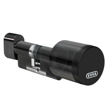 EVVA Airkey eenzijdige toegangscontrole cilinder met NFC - gepatineerd zwart - SKG ***