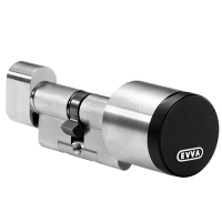 EVVA Airkey eenzijdige toegangscontrole cilinder met NFC - nikkel - SKG ***