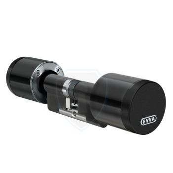 EVVA Airkey tweezijdige toegangscontrole cilinder met NFC - gepatineerd zwart - SKG ***