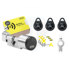 EVVA Air&shy;Key Start&shy;pak&shy;ket - een&shy;zij&shy;di&shy;ge toe&shy;gangs&shy;con&shy;tro&shy;le - nik&shy;kel - SKG*** (in&shy;cl. 6 Key&shy;Cre&shy;dits!)