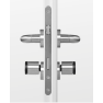 EVVA Airkey tweezijdige toegangscontrole cilinder met NFC - messing gepolijst - SKG ***