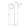 CESeasy smartlock + CES cilinder met kerntrekbeveiliging (1x) - SKG***