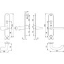 Hoppe Marseille seniorenbeslag knop/kruk (afgerond) F1 PC72 RS - SKG***