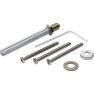 Hoppe London seniorenbeslag knop/kruk F1 PC72 RS met kerntrekbeveiliging (rechthoekig) - SKG***