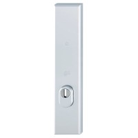Hoppe blind buitenschild zonder krukgat F1 PC72 met kerntrekbeveiliging (rechthoekig) - SKG***