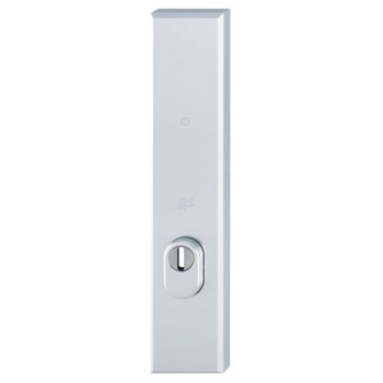 Hoppe blind buitenschild zonder krukgat F1 PC72 met kerntrekbeveiliging (rechthoekig) - SKG***