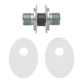 Hoppe bevestiging t.b.v. deurgreep paarsgewijs (glas) BA107 - deurdikte 8 t/m 12 mm