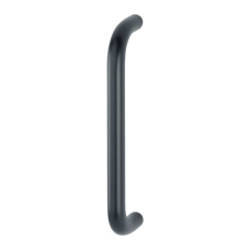 Hop&shy;pe deur&shy;greep U-ron&shy;de buis recht de&shy;luxe BA01 - 300 mm zwart
