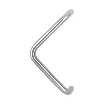 Hoppe deurgreep V-ronde buis verkropt deluxe BA03 - 350 mm RVS